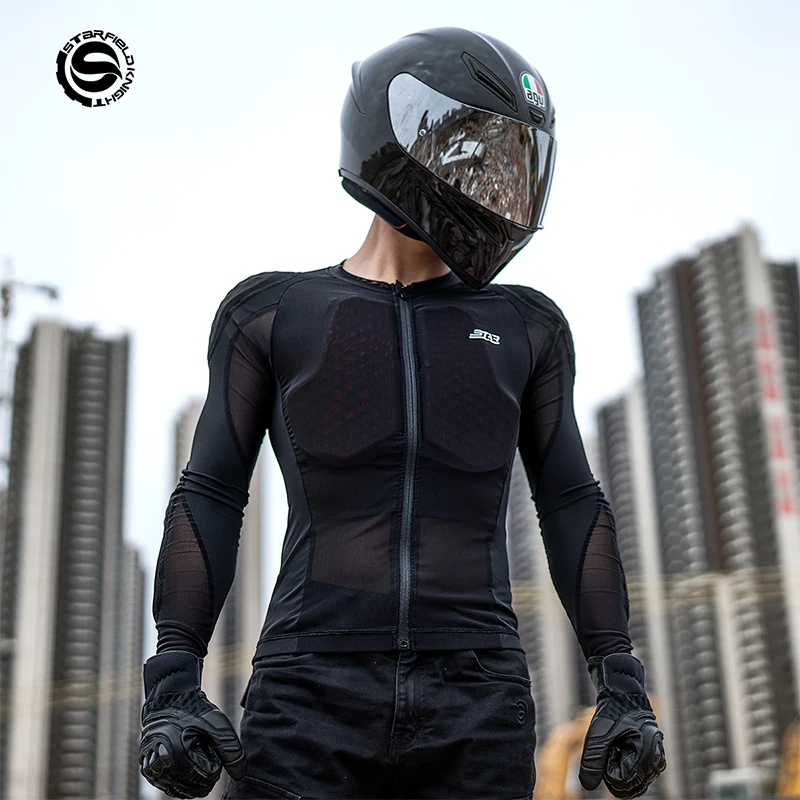 Summer Men Motorcycle Soft Armor Jacket Ce Level 2 Moto Body Armor