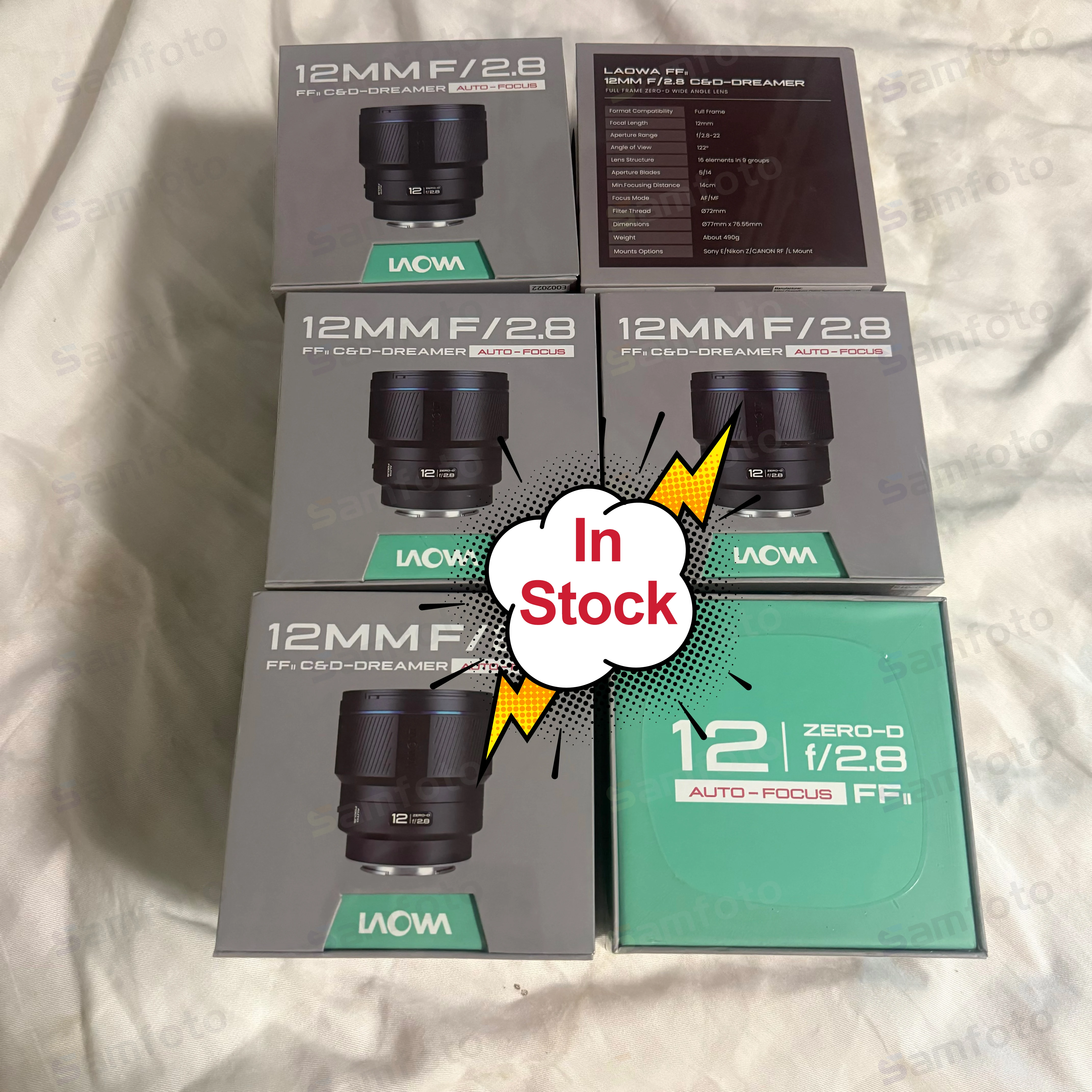 Venus Optics Laowa 12mm F2.8 12mm f/2.8 Lite Zero-D AFレンズ