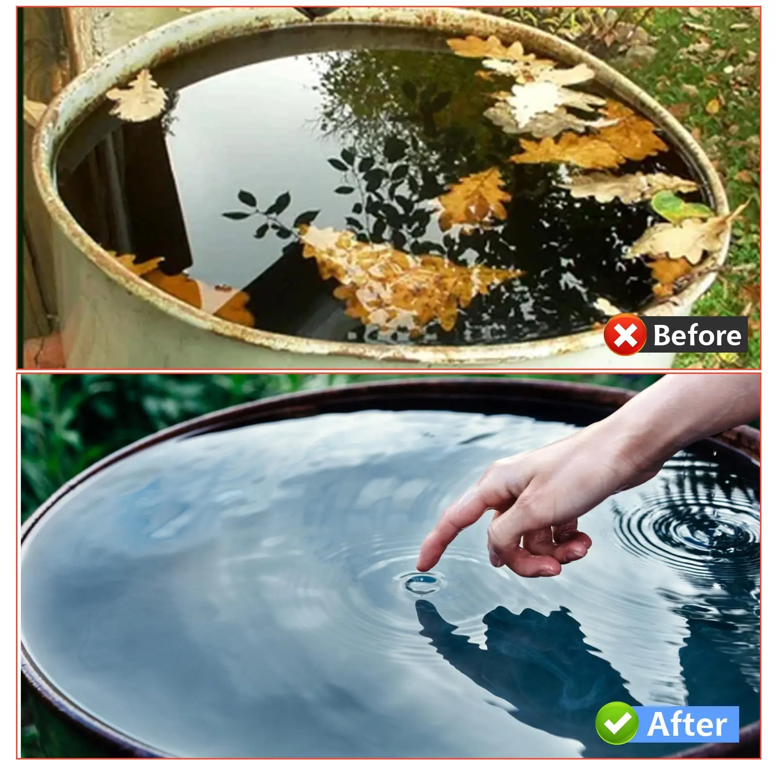 Rain barrel cover 1Pc 60CM Mesh Cover Netting for Rain Barrels Water Collection Buckets Water Tank Protection Lid Rain Collect Tool