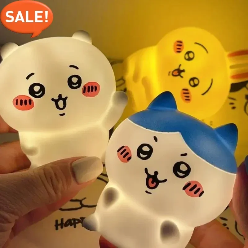 Kawaii Chick Bedroom Desktop Decoration Cartoon Vinyl Doll Night Light - Luminous Surprise Gift