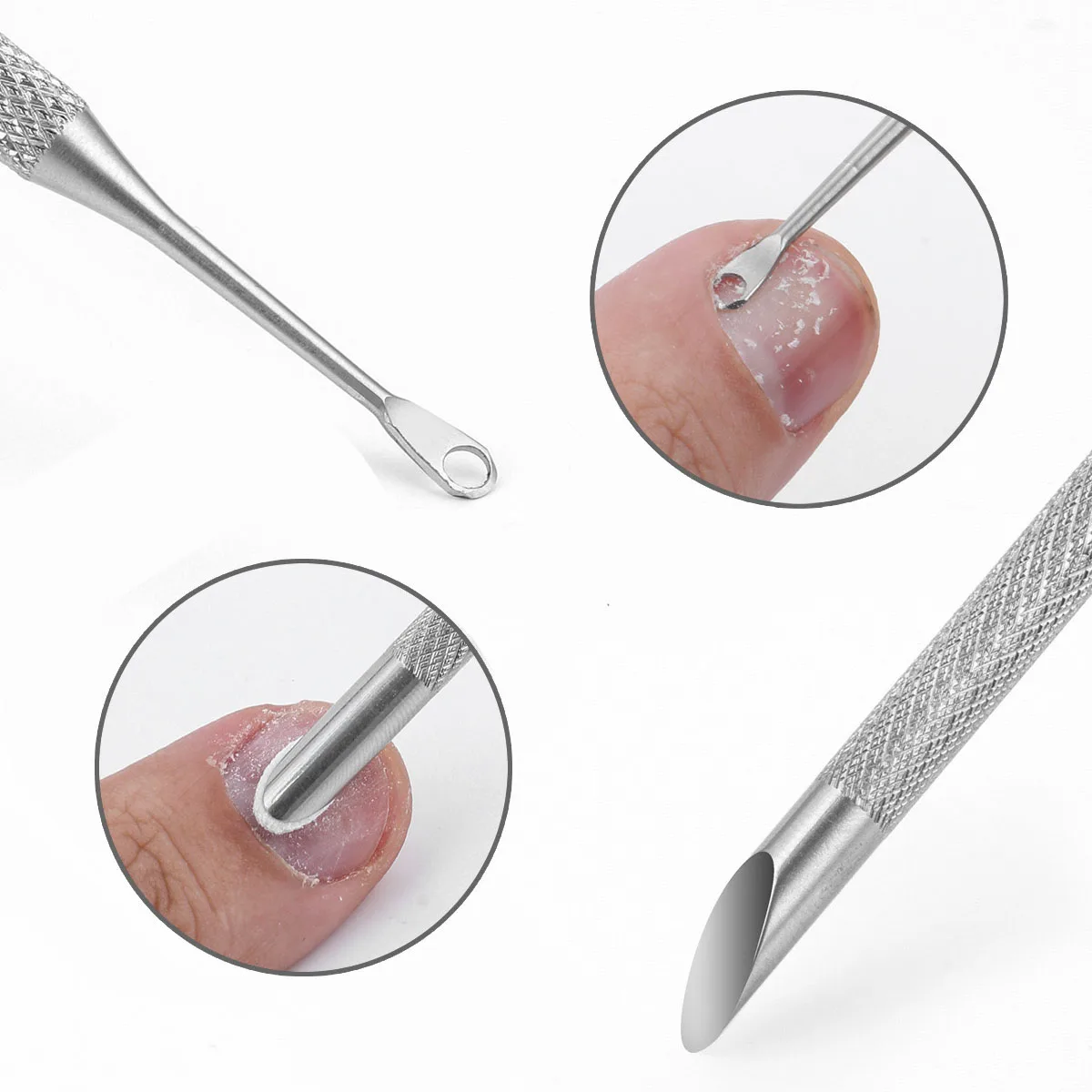 

Double-ended Stainless Steel Cuticle Pusher Nail Manicures Remover Manicure Sticks Nail Art Tools Nail Cuticle Pusher