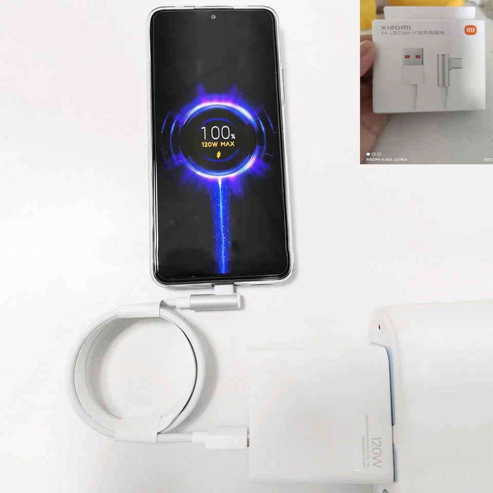 Xiaomi 120ワット90度usbタイプc高速充電ケーブルミ12ポコF4 gt X4プロ