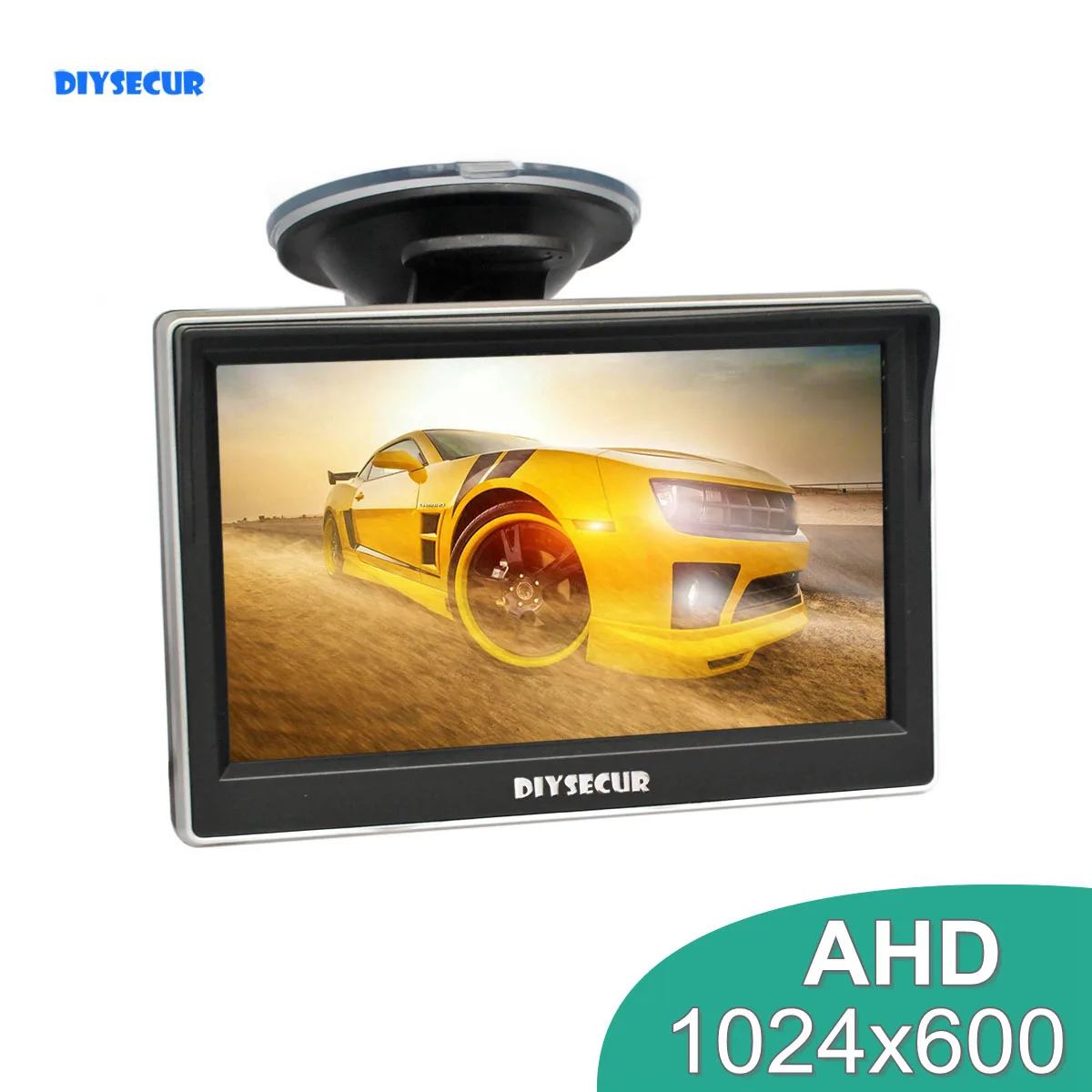 Monitor Display Car Parking Monitor 5inch IPS AHD Car Rear View Monitor Inside Parking Backup Monitor Suction Cup and Bracket MPV SUV Horse Lorry