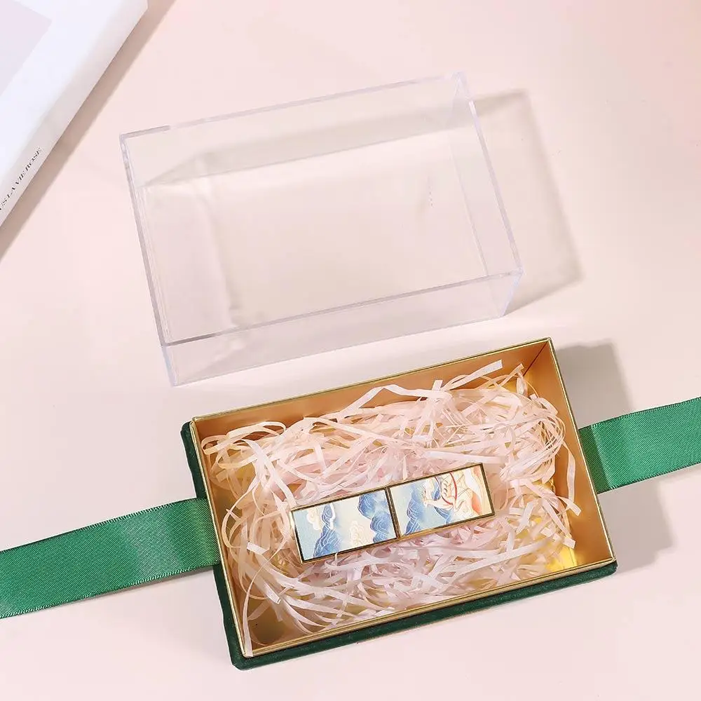 Clear Acrylic Gift Box with Elegant Bow – Transparent Luxury Packaging for Birthday Par... - SKU TCCB1601 - UGI Packaging