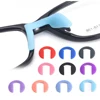 Almohadillas de silicona para gafas en forma de U, accesorio de reparación de Marco óptico, inserción de piezas, envío gratis, CY071, 10 piezas