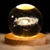 3D Crystal Lights Lamp Glowing Planetary Galaxy Night Light Crystal Ball Night Lights Bedside Light Home Decor Christmas Gift 4