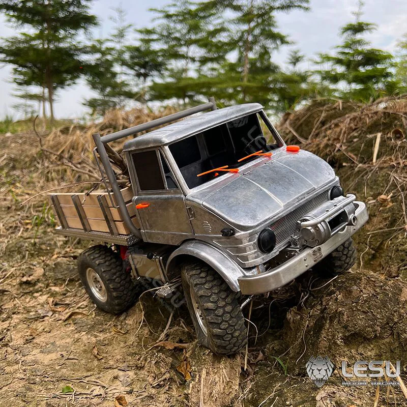 Toys 1/10 Rave-U406 4*4 Lesu New Mini RC Off-Road Truck Metal Climbing Car Remote Control  Kit Vehicle Th21229 3