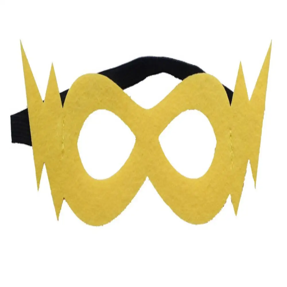 Kids Cosplay Mask Felt Eye Mask Adjustable Party Eyewear Half Mask with Elastic Rope For Birthday anime cosplay props,superhero mask
