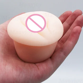 Super Soft Silicone Fake Vagina Penis Enlarge Masturbation Vacuum Pump Accessories Cylinder Sleeves Rings Vaginal Donut Sex Toys 2