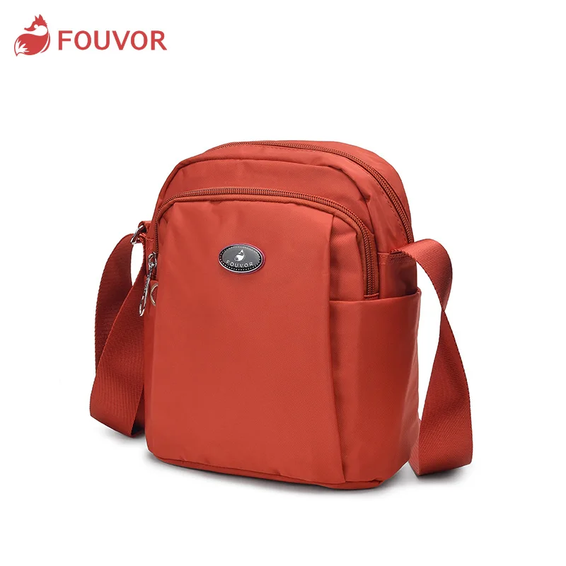 Fouvor Fashion Waterproof Shoulder Bag Nylon Oxford Small Bag For Women Simple Wild Canvas Casual Messenger Bag 2786-06