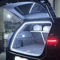 Car high brightness trunk lighting ambient light interior decoration LED wiring free automatic sensing tailgate light strip 1