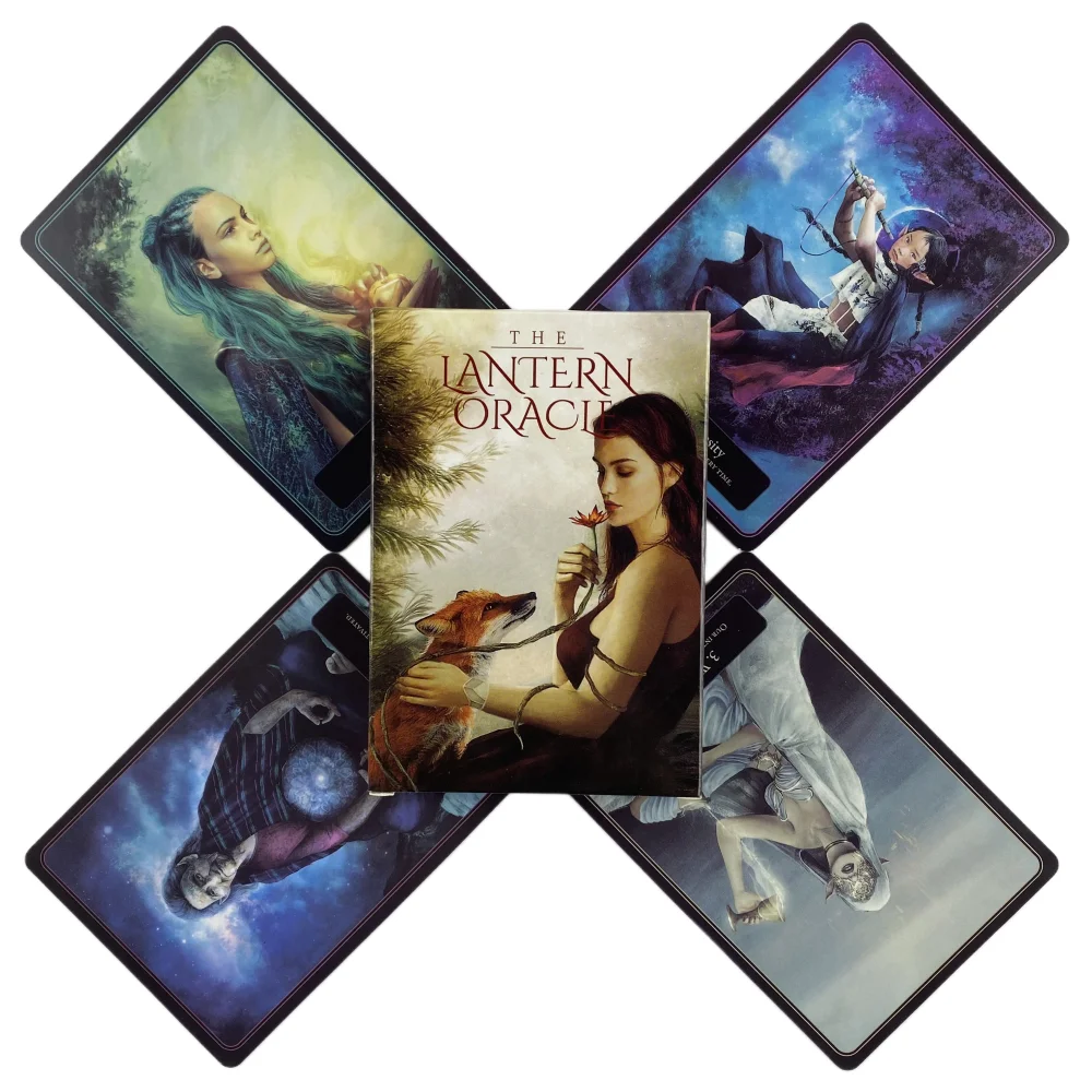 

The Lantern Oracle Cards A 44 Deck Taort English Visions Divination Edition Borad Playing Games