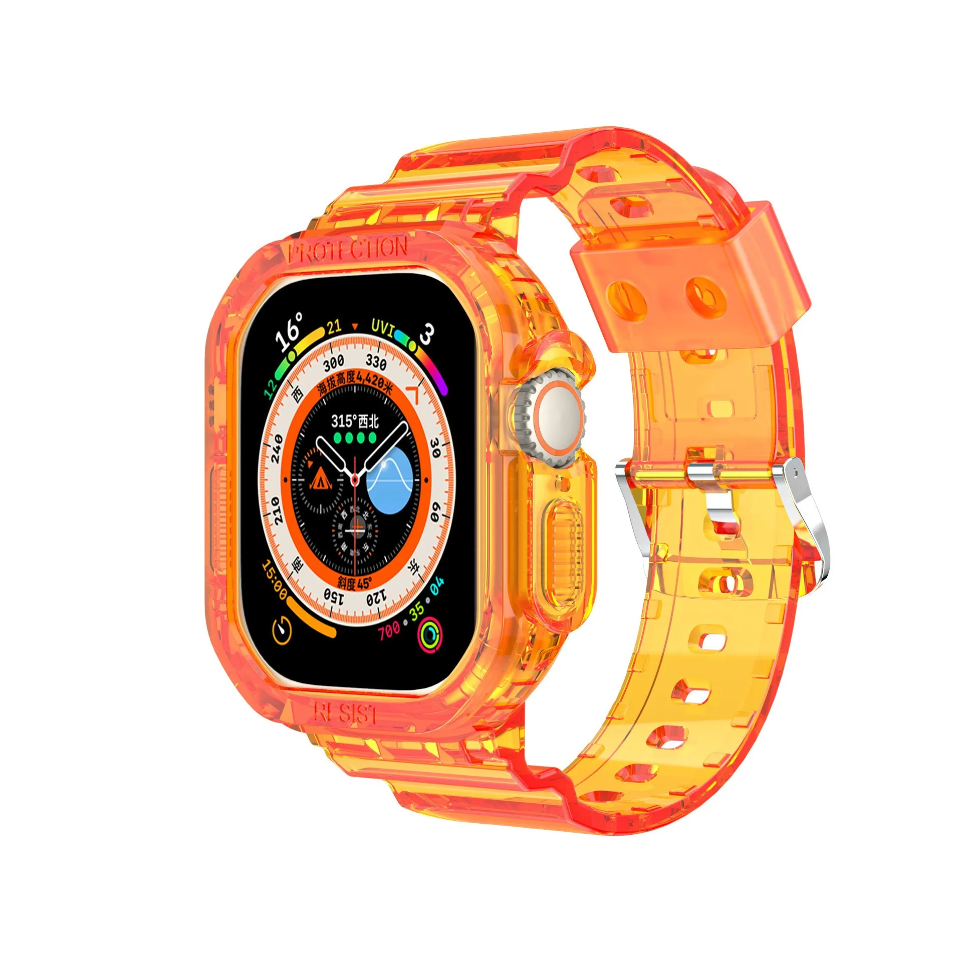 Apple Watch 8 7 6 SE 5 4 3   Ŭ  ̽ 40mm 44mm 41MM 45MM 49mm,  Ƹ Ǹ Ŀ Ʈ