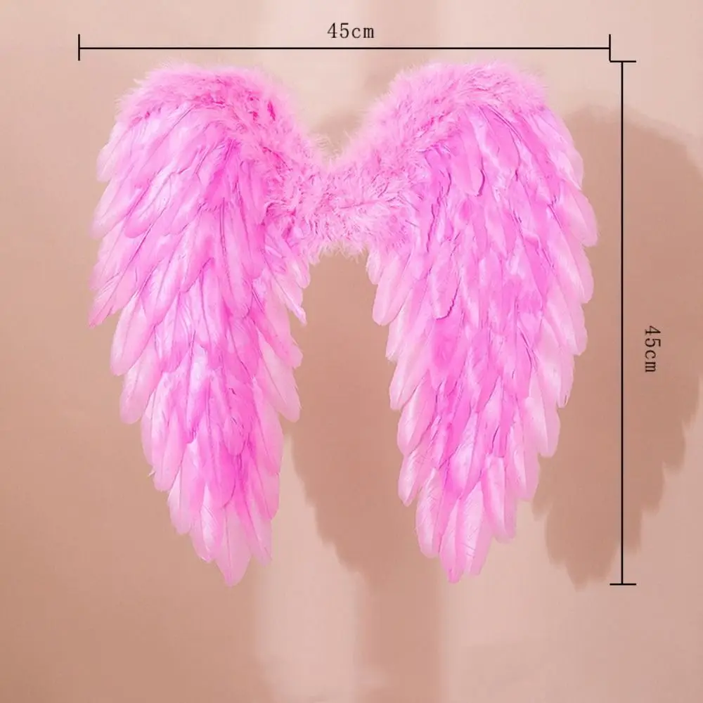 Creative Feather Wings Party Props Handmade White Black Pink Cosplay Little Wings Halloween Christmas Party Angel Wings