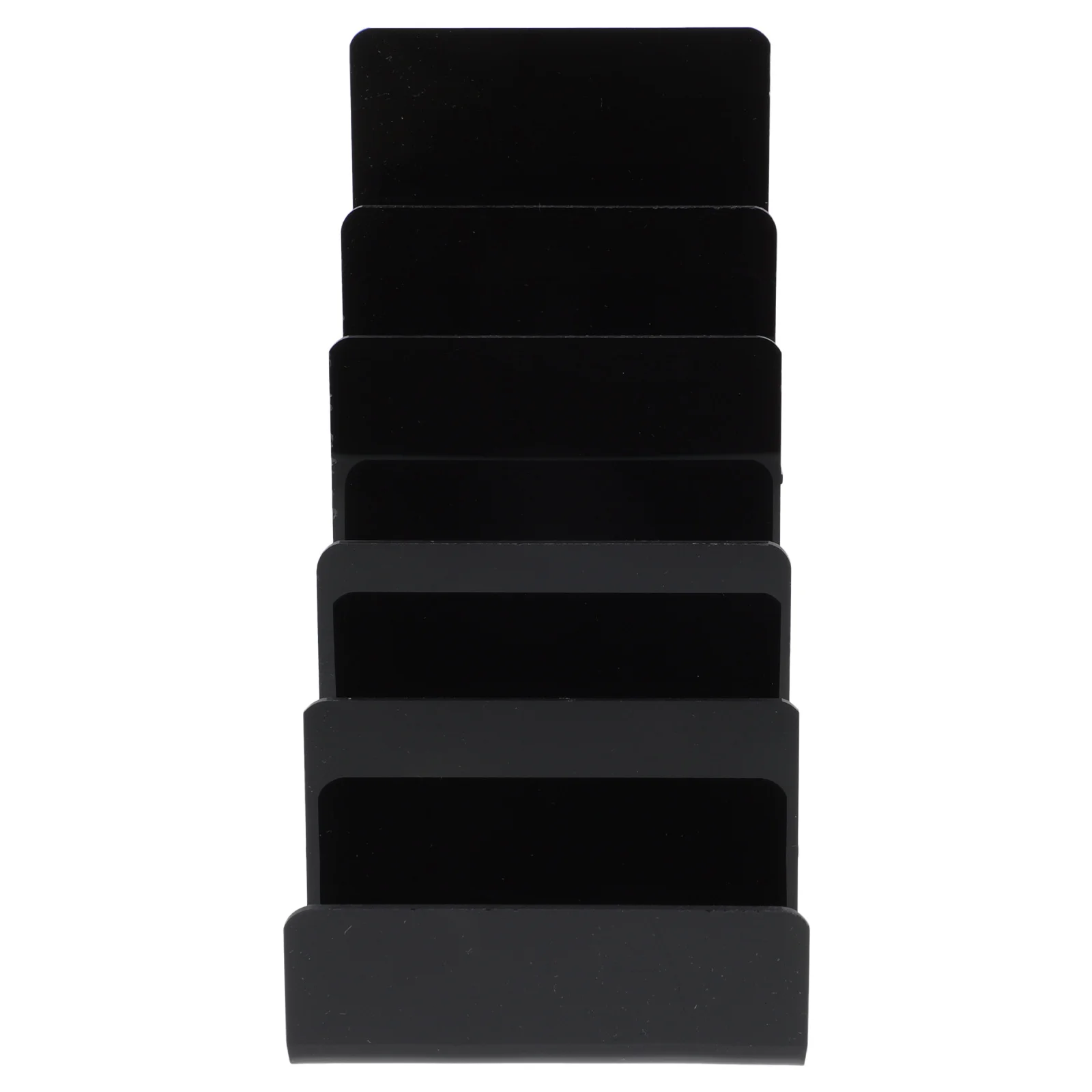 

5 Tier Acrylic Display Stand Clear Riser Display Shelf Perfume Organizer Wallet Purse Glasses Display Holder Figures