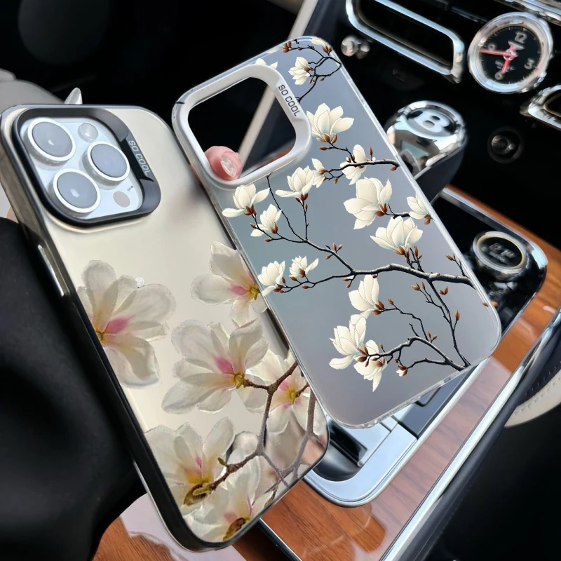 Charming Magnolia Flower Phone Case Cover
