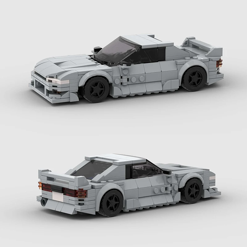 자동차 스피드 챔피언 스포츠 레이싱 자동차 도시 차량 기술 Moc S14 빌딩 블록, 슈퍼카 벽돌, 교육용 어린이 장난감 선물
