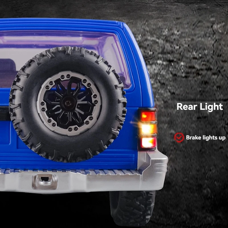 RC Remote Controlled Car With Lighting Variable Speed Car Four Wheel Drive Drift Racing Simulation Model Toy For LD1297 2