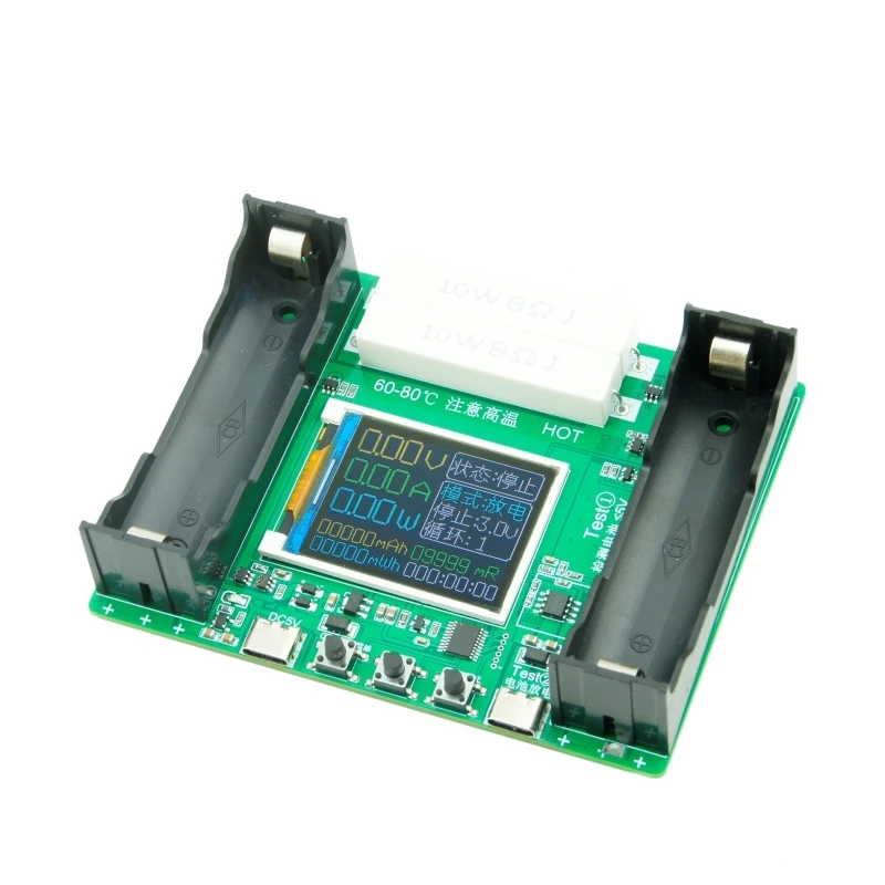 Type-C LCD 4/1 Channel Display Battery Capacity Tester MAh Lithium Digital Battery Detector Module For 18650 Tester battery tester lithium battery tester
