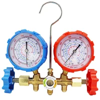 Indispensable collecteur jauge climatisation indispensable ensemble d'outils de climatisation avec tuyau et crochet pour R32 R410a R-404A R-134a 3