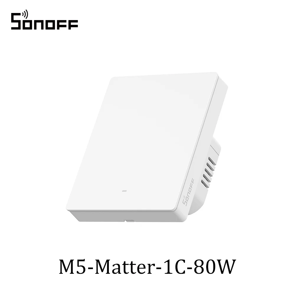 SONOFF M5 Matter مفتاح الجدار الذكي 80/86 نوع مفتا...