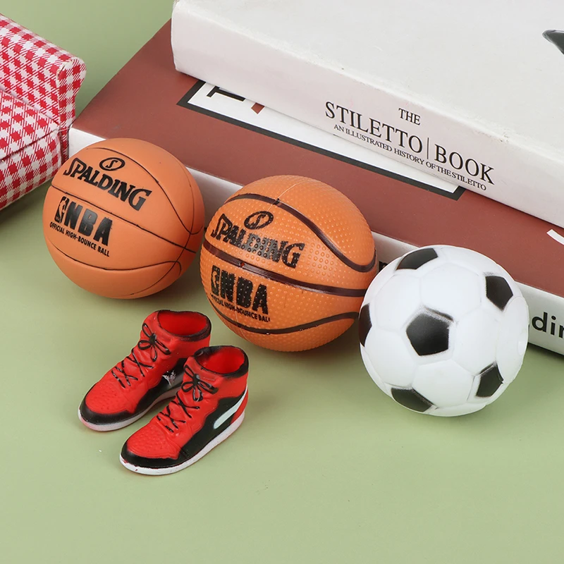 Sports Miniature Accessories Miniature Basketball Ball Miniature