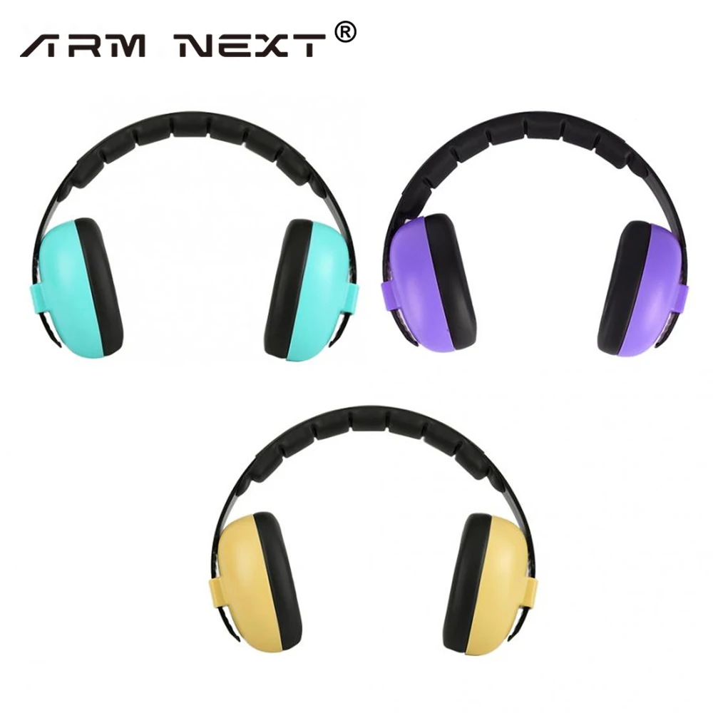 Kids Ear Plugs Sleeping Sound-isolating Headphones Infant Muffs Anti-noise Reduction Earmuffs Toddlers Abs Travel Baby 2
