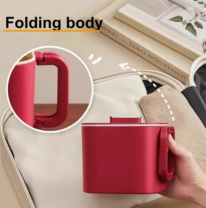 110V/220V Electric Kettle Appointment Health Kettle Temperature control Ceramic Pot Keep Warm Cup Portable Folding Kettle 1L 6