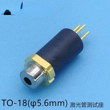 Q-BAIHE LD Tripod Socket Connector Seat for 5.6mm TO-18 Laser Diode W/ 3 Pin 