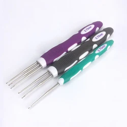 Versatile Crochet & Weaving Hook Tool Set (0.75mm Multicolor)