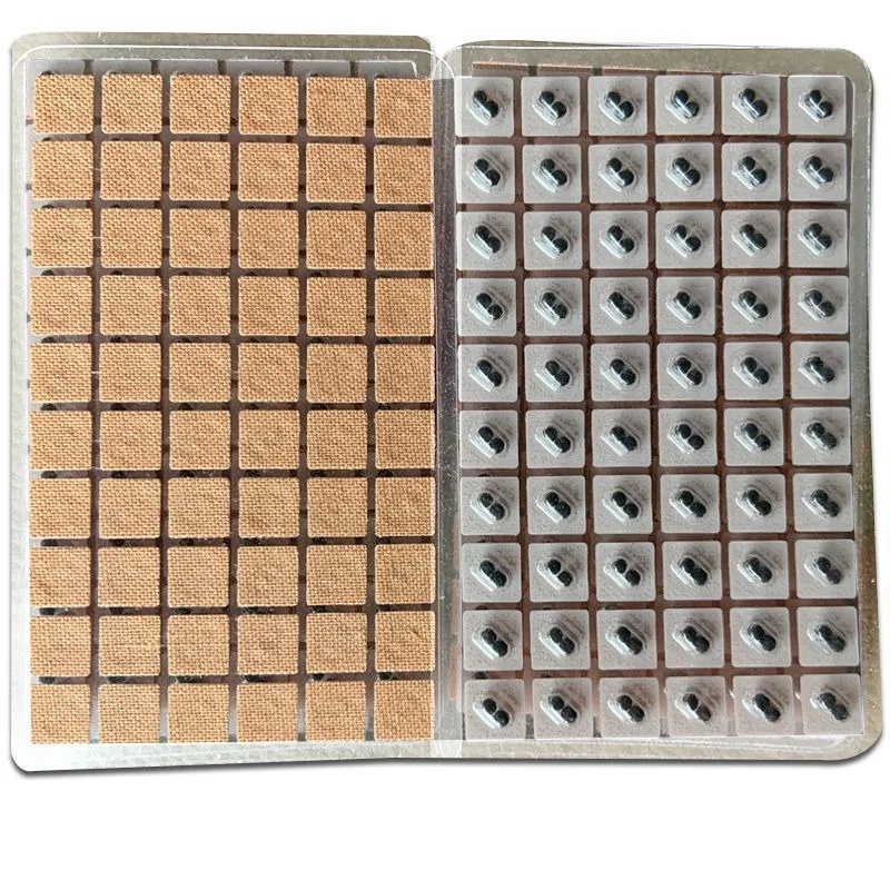 600Pcs/Bag Ear Acupuncture Massage Therapy Needle Patch Seeds Sticker Auricular Auriculotherapy Vaccaria