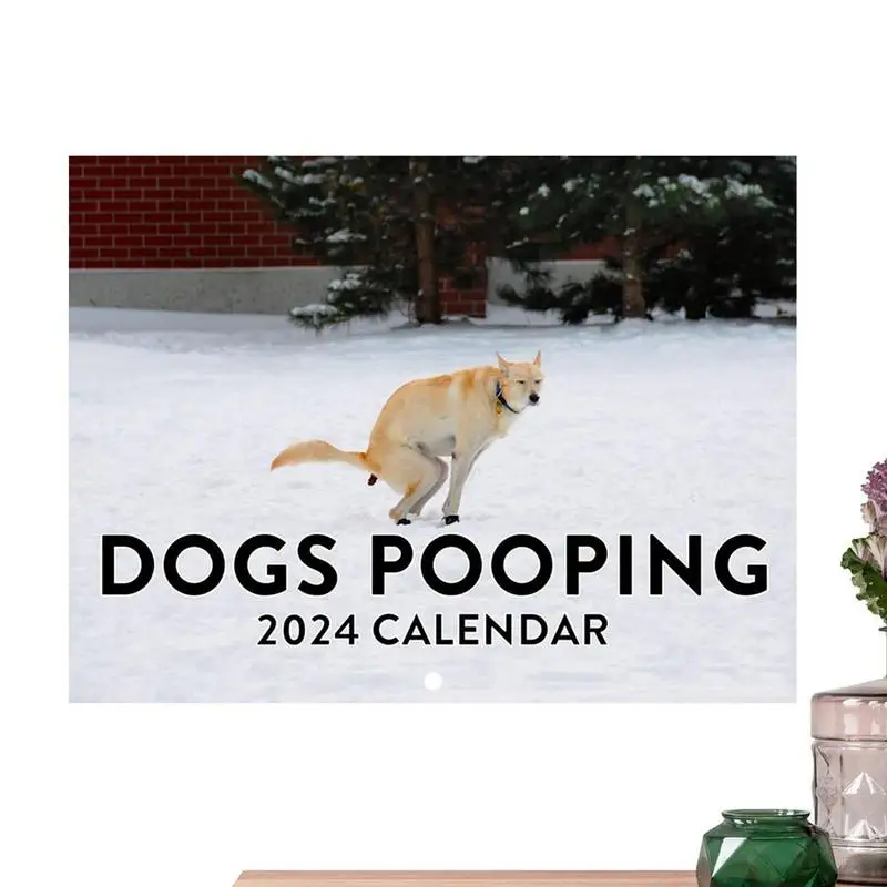 

Fun Wall Calendar Funny Pooping Calendar For Wall Wall Decor Calendar With Dog Poop Photos For Offices School Home Hotel