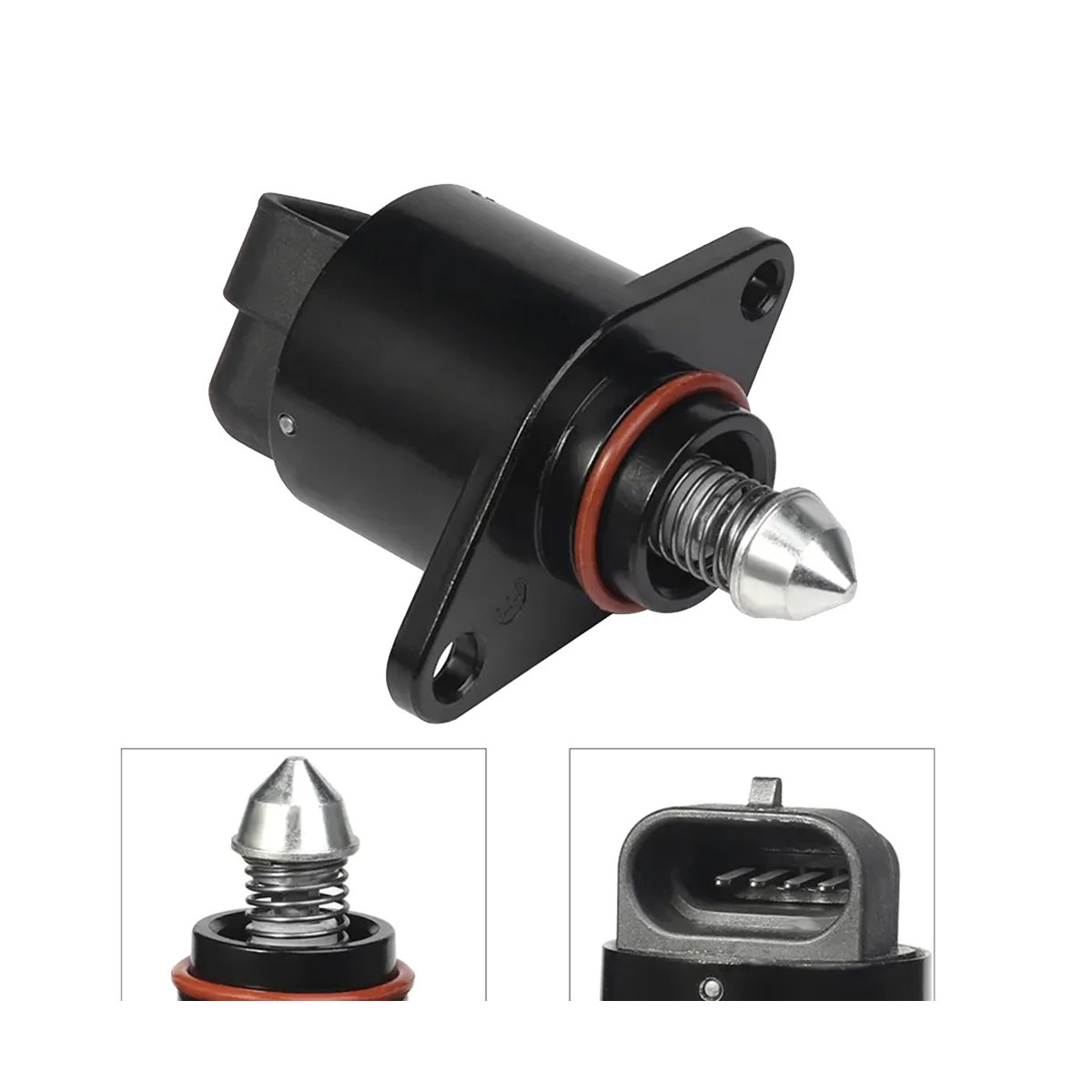 Pneumatic Air Valve IAC Idle Air Control Valve for 99-06 Chevrolet Aveo Daewoo Lanos AC495 17059602 93744675