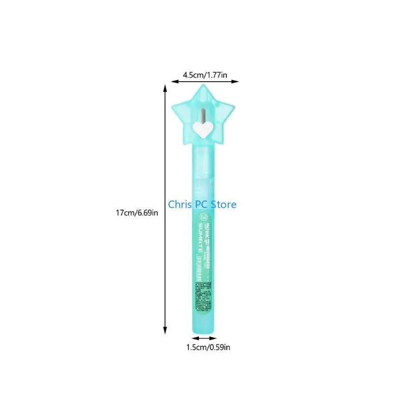 기밀 문서 및 메일 주소의 개인 정보를 은폐하기 위한 봉투 오프너가 포함된 H8WA 소형 교정 분무기 펜