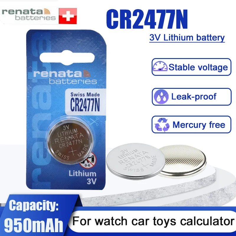 Cr2477n 3v Lithium Battery | Cr 2477 Battery Lithium | Cr2477n Renata ...