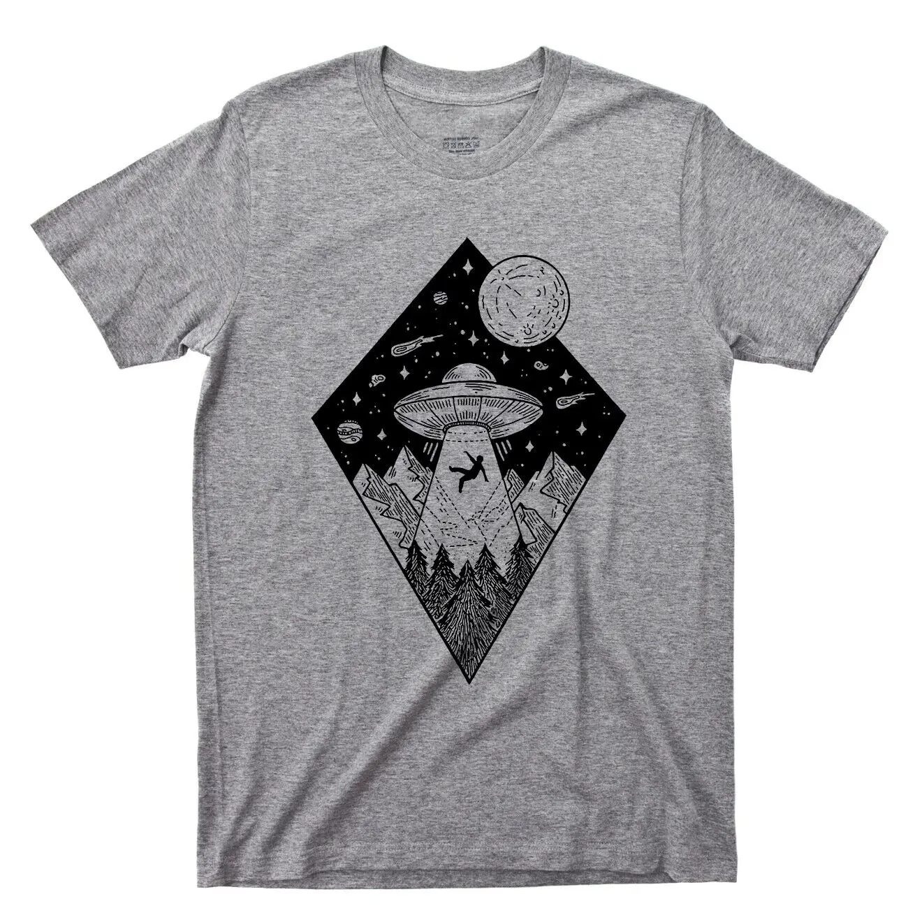 Maglietta Aliena Zona Abduzione Ufo 51 Roswell E.T. Blue Book Dvd Blu Ray Movie Tee Maniche Lunghe O Corte