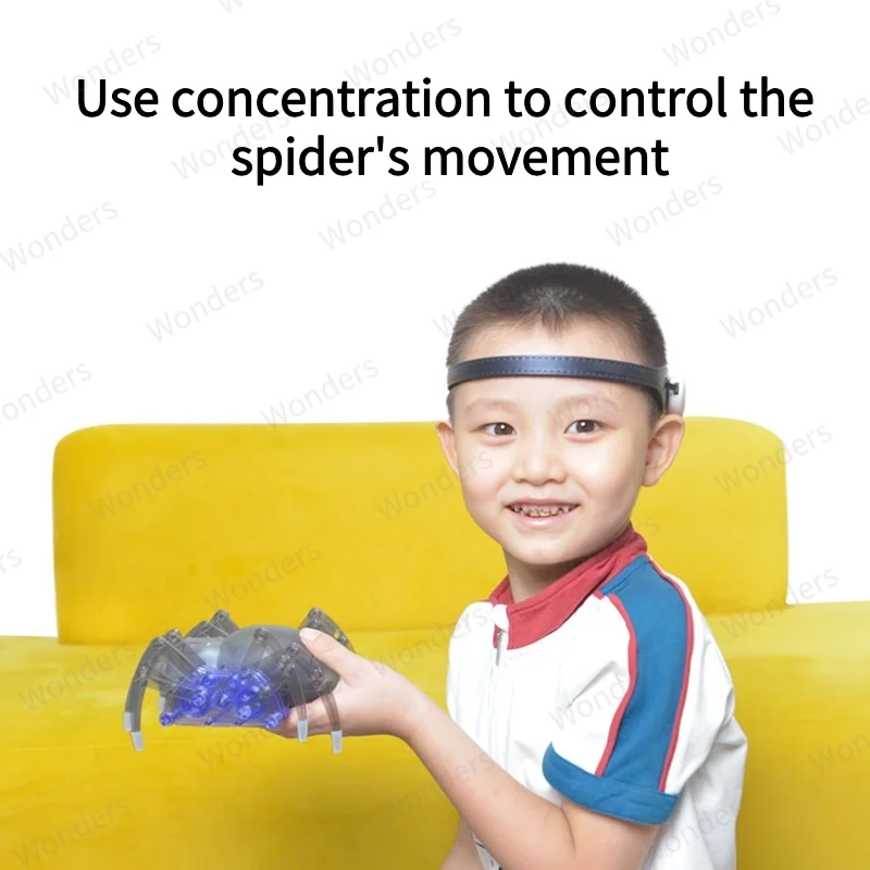 mindlink Headset with Spider Brainlink SE EEG Headband Mind Control Training Devices for IOS and Android Games with APP