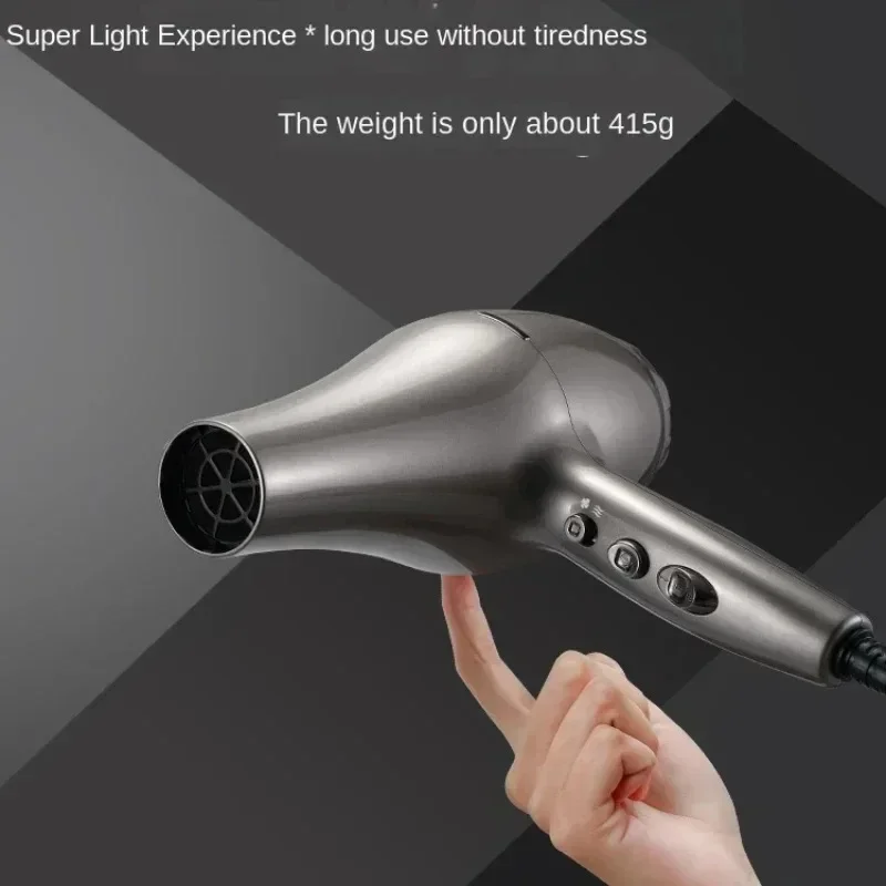 Professional Hair Dryer Hair Salon/Barber 2400W High Power Wind Negative Ions Large Wind Blow Dryer 3 Gears Care