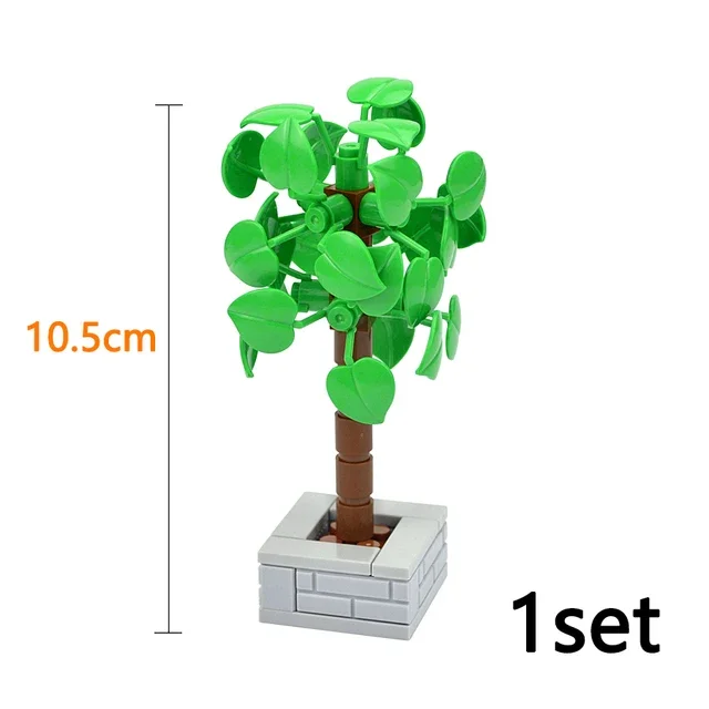 Eco-Friendly Building Blocks Set - Nature and Cityscape Enhancements
