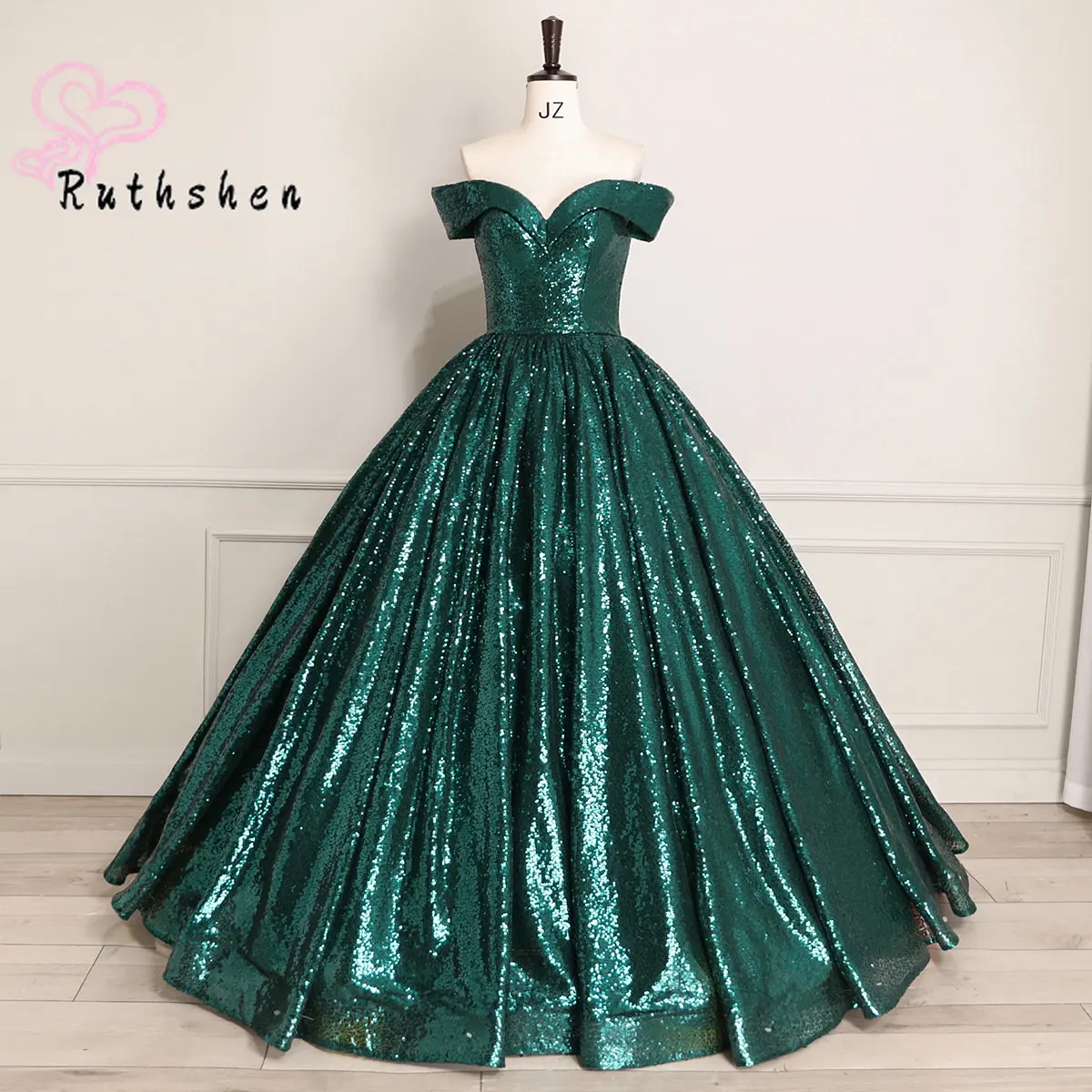 Gold 2023 New Luxury Formal Occasion Evening Dresses for Women Sequins Puffy Party Prom Robe De Soirée