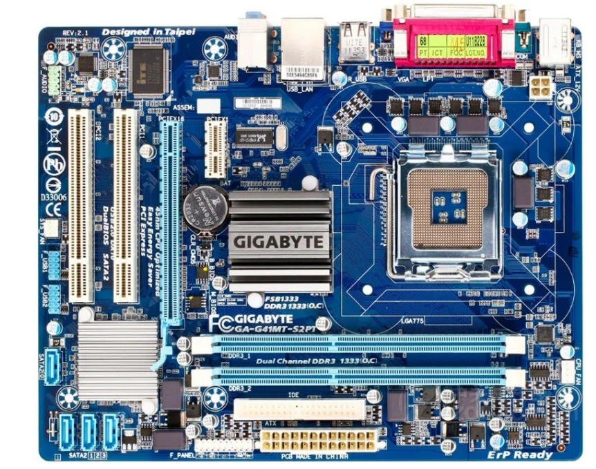 

FOR Gigabyte GA-G41MT-S2PT original motherboard for intel LGA 775 DDR3 G41MT-S2PT used desktop motherboard