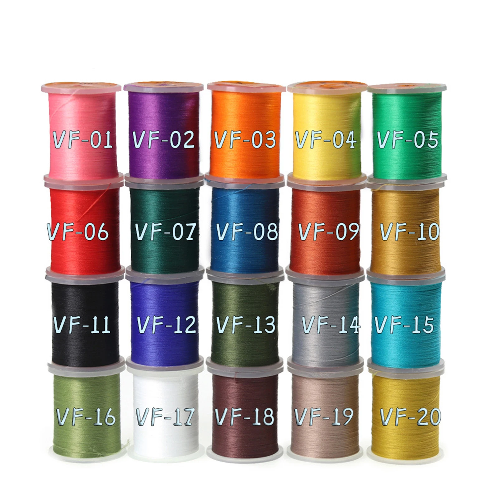 Fly Tying Thread Strong in Standard Bobbins Fly Fishing Material Accessories Flash Tinsel Thread for Lure Bait Making DIY Tool 5