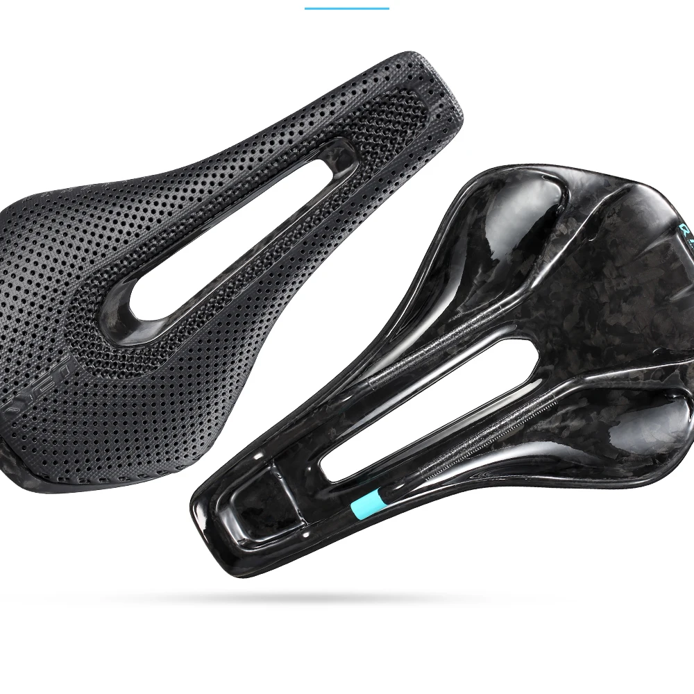 RYET Fahrradsattel 3D-gedruckter Carbon 245 x 135/145/155 mm für MTB-Kies-Rennrad, ergonomischer Rennsattel Hollow Tech Fahrradsitz – Detail 13