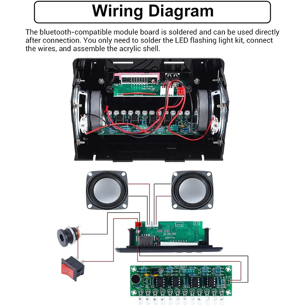 DIY  ȣȯ Ŀ ŰƮ, LED FM , USB ̴ Ȩ  ,  ÷,  Ʈ 