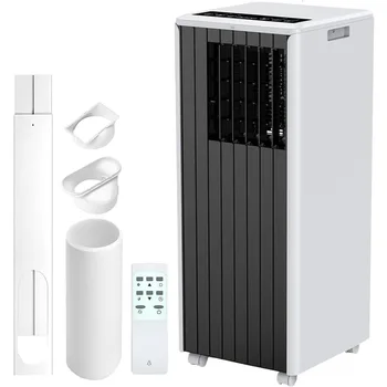 8000 BTU Portable Air Conditioner for Home and Office Use 3in1 Cooling Dehumidifying and Fan Functionality Ideal for Rooms Up t