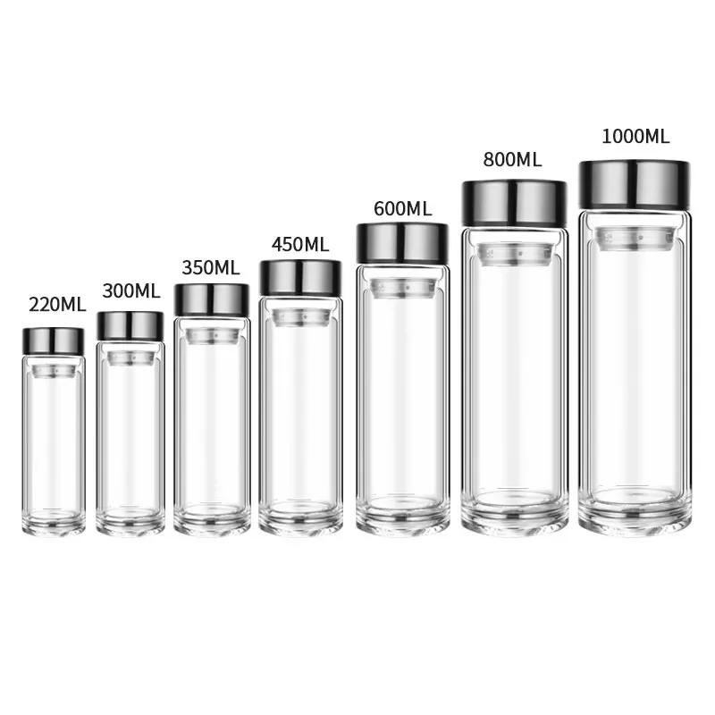 Glass Office Cup Glass Water Cup Glass Tea Cup Vacuum Flasks