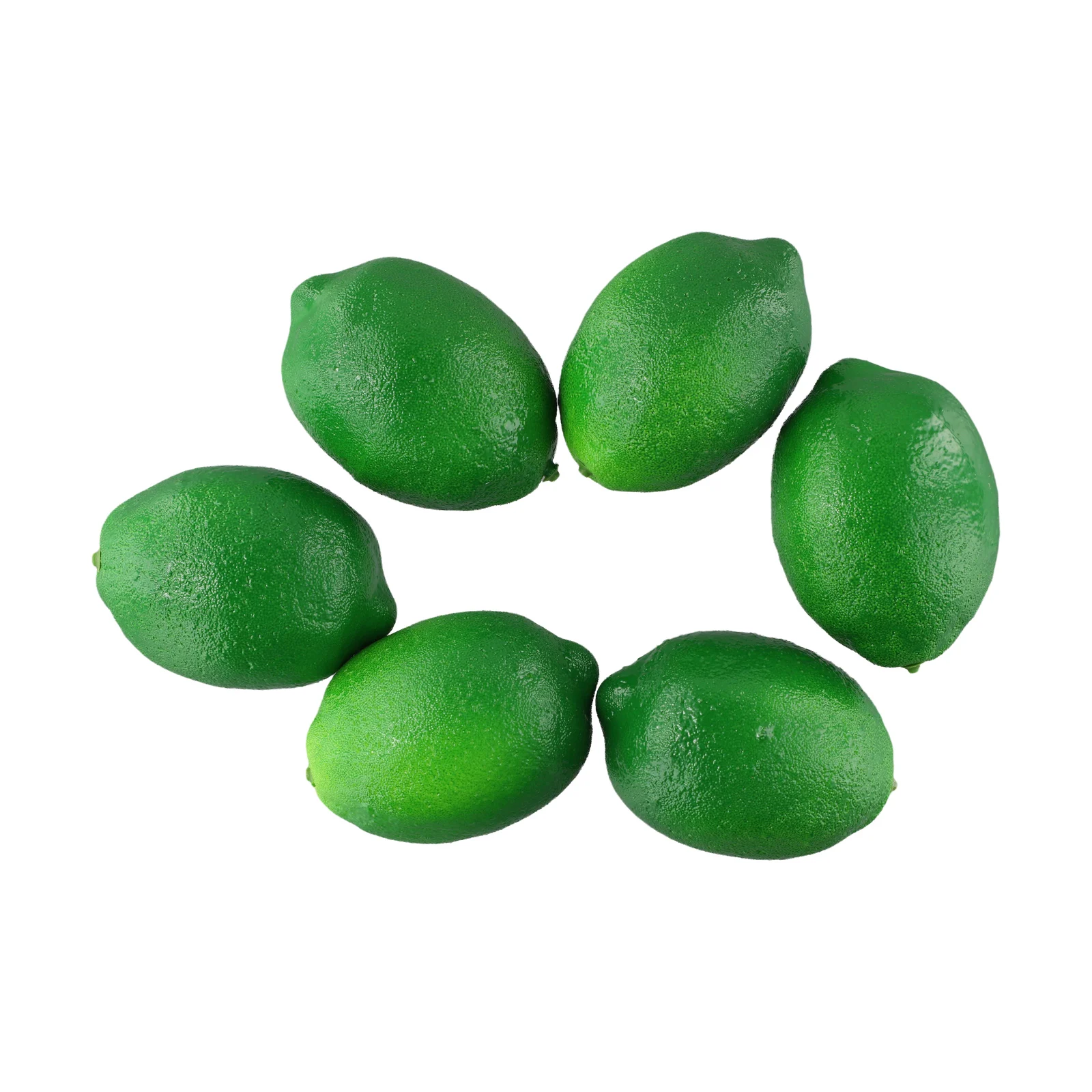 Lifelike Limes Lemon Artificial Plastic Fake Fruit Imitation 6Pcs Home Decors Home Kitchen Party Decoration Simulation Limes artificial fruits and vegetables