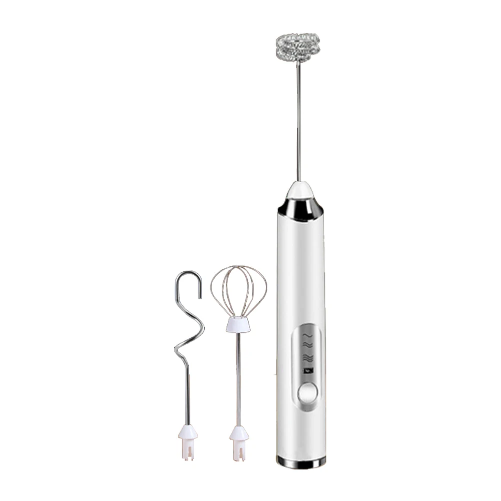 Compact Wireless Handheld Milk Frother and Mixer for Coffee and Kitchen Use