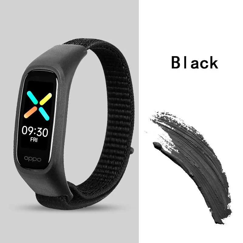 Adjustable Nylon Sport Loop Wristband - Breathable Replacement Bracelet Strap