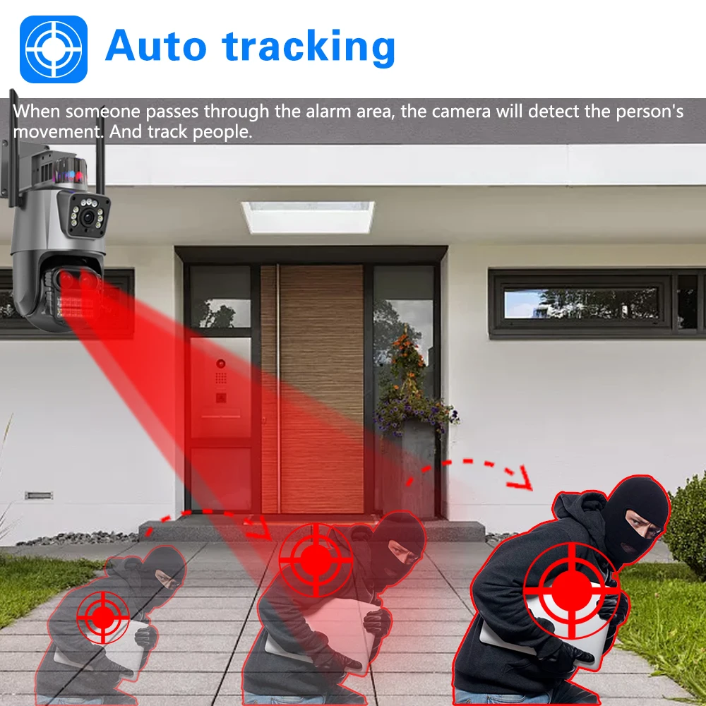 ߿  ũ  ڵ    iCSee , POE NVR, 3 , 9MP 8X PTZ , 5K 4K  IP ī޶